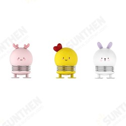Creative LED Cartoon Spring Switch Rabbit Deer Night Light for Children Toy Pressure Relief Gift Creative LED Cartoon Spring Switch Rabbit Deer Night Light for Children Toy Pressure Relief Gift