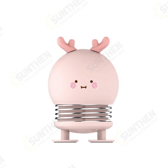 Creative LED Cartoon Spring Switch Rabbit Deer Night Light for Children Toy Pressure Relief Gift Creative LED Cartoon Spring Switch Rabbit Deer Night Light for Children Toy Pressure Relief Gift