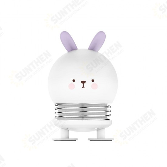 Creative LED Cartoon Spring Switch Rabbit Deer Night Light for Children Toy Pressure Relief Gift Creative LED Cartoon Spring Switch Rabbit Deer Night Light for Children Toy Pressure Relief Gift