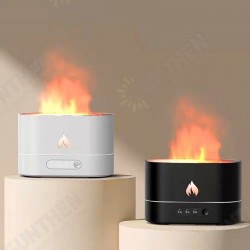 Creative Simulation Flame LED Night Light 3D Flame Aromatherapy Diffuser for Living Room Bedroom USB Rechargeable Creative Simulation Flame LED Night Light 3D Flame Aromatherapy Diffuser for Living Room Bedroom USB Rechargeable