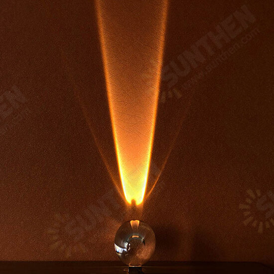 Crystal Sunset Projection Lamp Decoration Floor Bedroom Night Light Atmospheres