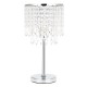 Crystal Table Pendant Lamps Bedroom Modern Wedding Decoration Dimmable Desk Lamp for Bedside Living Room Lighting