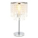 Crystal Table Pendant Lamps Bedroom Modern Wedding Decoration Dimmable Desk Lamp for Bedside Living Room Lighting