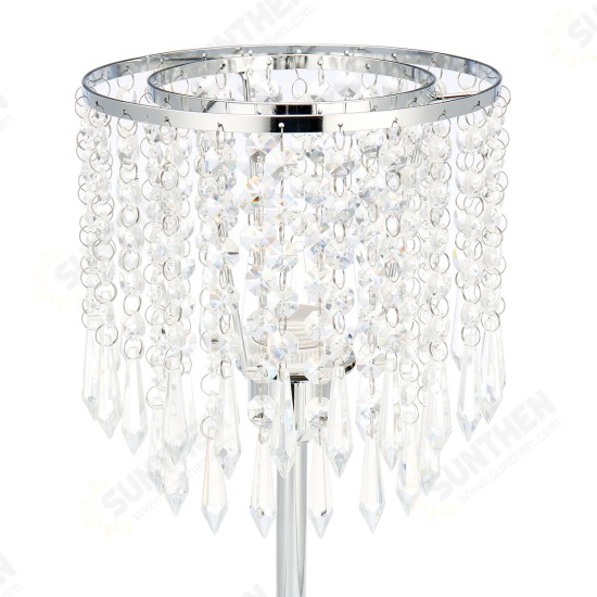 Crystal Table Pendant Lamps Bedroom Modern Wedding Decoration Dimmable Desk Lamp for Bedside Living Room Lighting