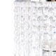 Crystal Table Pendant Lamps Bedroom Modern Wedding Decoration Dimmable Desk Lamp for Bedside Living Room Lighting