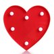 Cute 11 LED Marquee Heart Night Light Battery Lamp Baby Kids Bedroom Home Decor