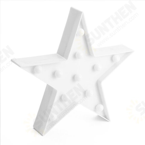 Cute LED Five-Pointed Star Night Light for Baby Kids Bedroom Home Decor