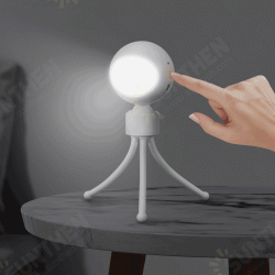 DG-L13 0.5W Smart Acoustooptic Control Night Light 3200K Color USB Charging 360° Adjustable Reading Light Rechargeable Table Lamp DG-L13 0.5W Smart Acoustooptic Control Night Light 3200K Color USB Charging 360° Adjustable Reading Light Rechargeable Table Lamp