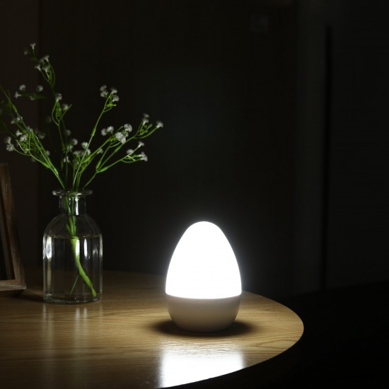 Smart Mini LED Night Light Voice Control 360° Light Angle 200 Lumen Eye-Caring 3 Adjustable Color Temperature Baby Night Light