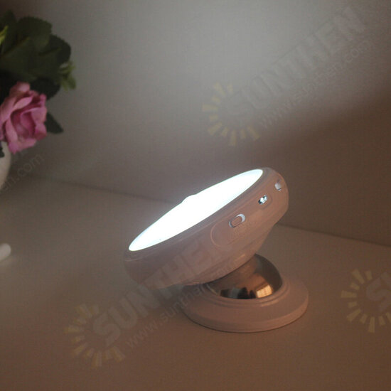 DX-004 360° Rotation Human Body Sensor LED Night Light Magnetic Holder USB Rechargeable Lamp