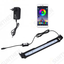 Dimmable 32CM 10W bluetooth APP Controlled RGB LED Aquarium Lighting Adjustable Top Light Suitable for Aquarium/Fish Tank Dimmable 32CM 10W bluetooth APP Controlled RGB LED Aquarium Lighting Adjustable Top Light Suitable for Aquarium/Fish Tank