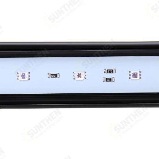 Dimmable 52CM 16W bluetooth APP Controlled RGB LED Aquarium Lighting Adjustable Top Light Suitable for Aquarium/Fish Tank