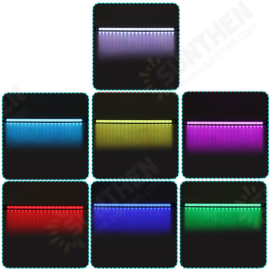 Dimmable 72CM 24W bluetooth APP Controlled RGB LED Aquarium Lighting Adjustable Top Light Suitable for Aquarium/Fish Tank Dimmable 72CM 24W bluetooth APP Controlled RGB LED Aquarium Lighting Adjustable Top Light Suitable for Aquarium/Fish Tank