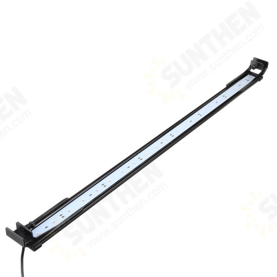 Dimmable 72CM 24W bluetooth APP Controlled RGB LED Aquarium Lighting Adjustable Top Light Suitable for Aquarium/Fish Tank