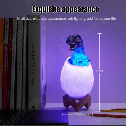 Dinosaur Lamp 3D Printing Night Light Rechargeable 3 Color/16 Color Induction Table Lamps Decoration Child Gift Remote LED Light Dinosaur Lamp 3D Printing Night Light Rechargeable 3 Color/16 Color Induction Table Lamps Decoration Child Gift Remote LED Light