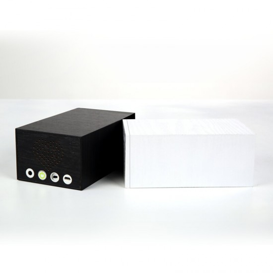Drawer Type bluetooth Speaker LED Night Light Smart Wooden Music Box Adjustable Desk Table Lamp