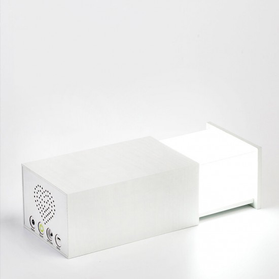 Drawer Type bluetooth Speaker LED Night Light Smart Wooden Music Box Adjustable Desk Table Lamp