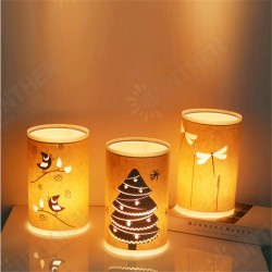 E27 Hand Carved Warm Desk Light Parchment LED Table Lamp for Home Decor E27 Hand Carved Warm Desk Light Parchment LED Table Lamp for Home Decor
