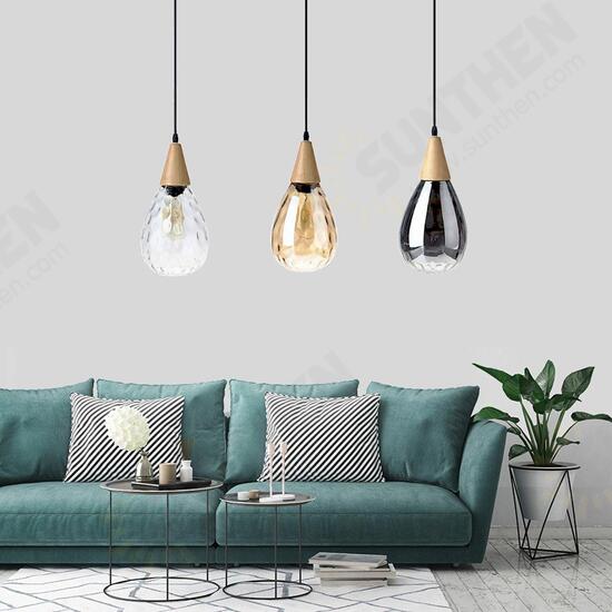 E27 Modern Glass Pendant Light Ceiling Lamp Home Chandelier Fixture Decoration E27 Modern Glass Pendant Light Ceiling Lamp Home Chandelier Fixture Decoration