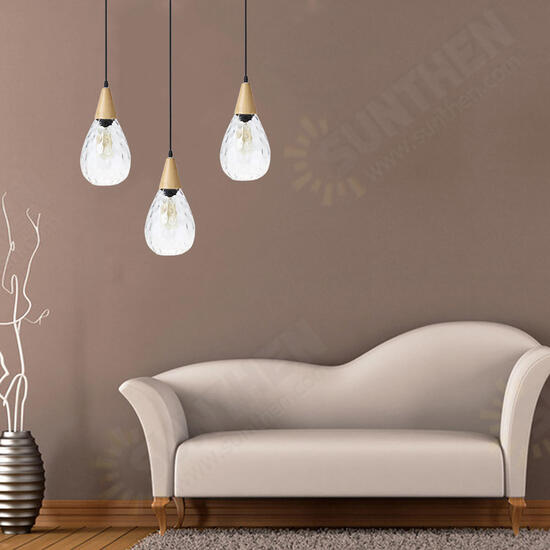 E27 Modern Glass Pendant Light Ceiling Lamp Home Chandelier Fixture Decoration E27 Modern Glass Pendant Light Ceiling Lamp Home Chandelier Fixture Decoration