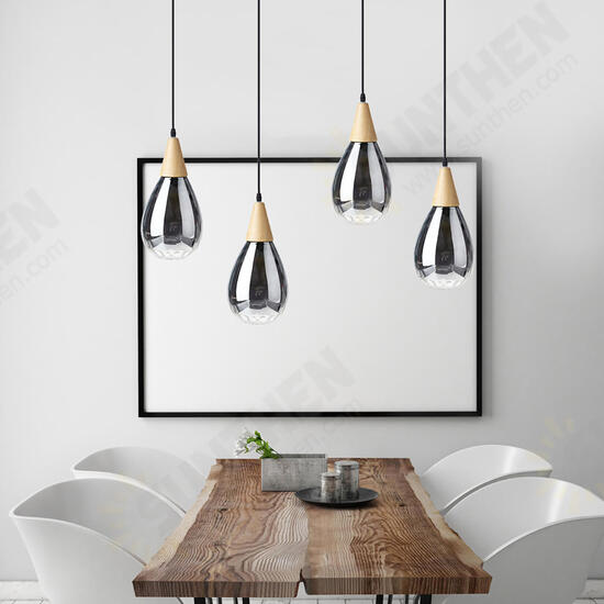 E27 Modern Glass Pendant Light Ceiling Lamp Home Chandelier Fixture Decoration E27 Modern Glass Pendant Light Ceiling Lamp Home Chandelier Fixture Decoration