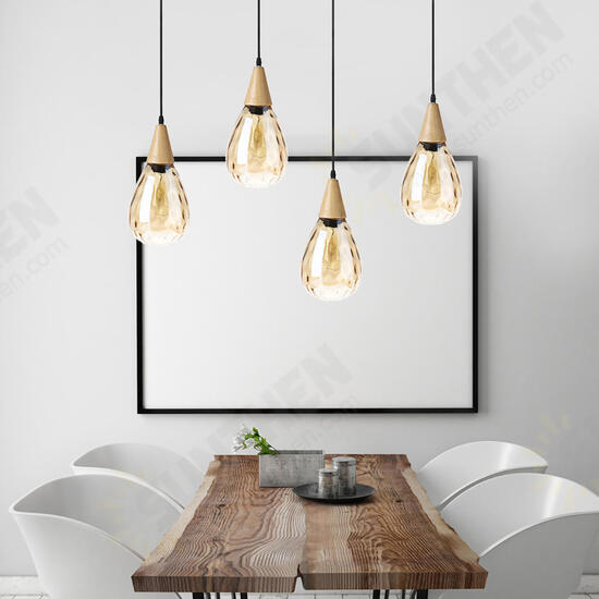 E27 Modern Glass Pendant Light Ceiling Lamp Home Chandelier Fixture Decoration E27 Modern Glass Pendant Light Ceiling Lamp Home Chandelier Fixture Decoration