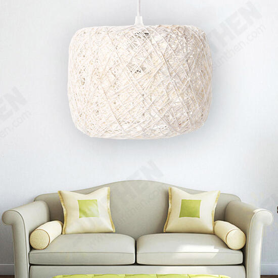 E27 Modern Pendant Light Rope Ceiling Lamp Chandelier Home Fixture Decoration Lamp Cover