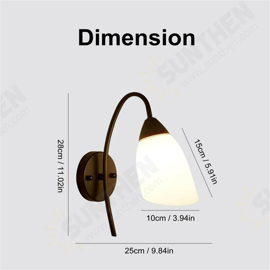 E27 Modern Wall Light LED Bedroom Lamps Glass Sconce Stair Lighting Fixtures E27 Modern Wall Light LED Bedroom Lamps Glass Sconce Stair Lighting Fixtures