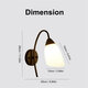 E27 Modern Wall Light LED Bedroom Lamps Glass Sconce Stair Lighting Fixtures