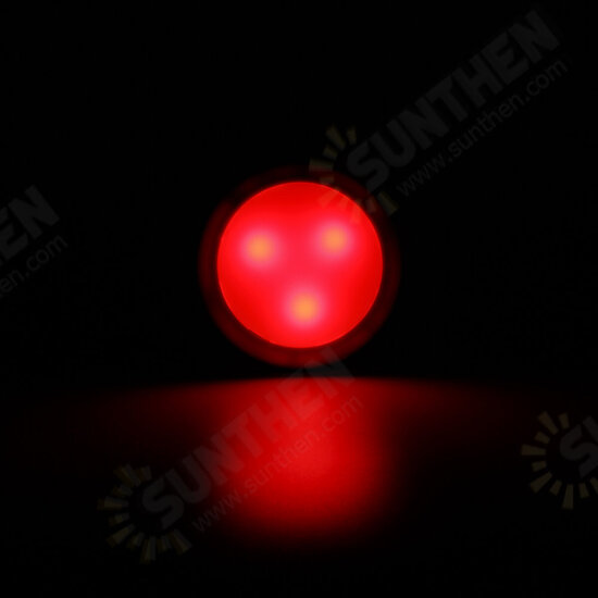 4Pcs RGB 16 Colors Round Cabinet Lights Remote Control 1000MAH USB Rechargeable