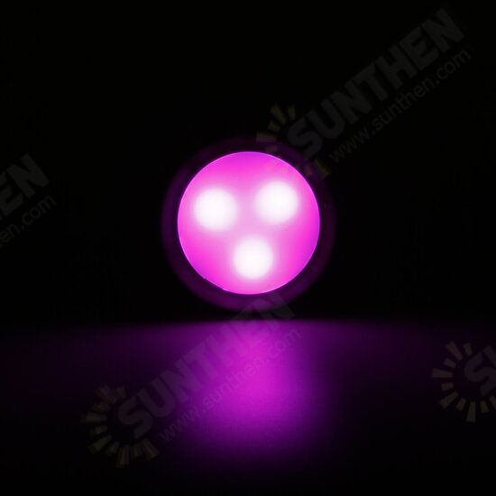 4Pcs RGB 16 Colors Round Cabinet Lights Remote Control 1000MAH USB Rechargeable