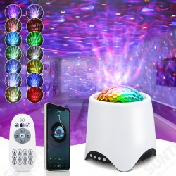 USB RGB LED Galaxy Projector Light Starry Sky Ocean Music Night Light with Remote Control USB RGB LED Galaxy Projector Light Starry Sky Ocean Music Night Light with Remote Control