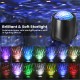 USB RGB LED Galaxy Projector Light Starry Sky Ocean Music Night Light with Remote Control