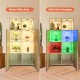 6PCS Under Cabinet Light Dimmable RGB LED Kitchen Lamp Closet Cupboard Lighting 6PCS Under Cabinet Light Dimmable RGB LED Kitchen Lamp Closet Cupboard Lighting