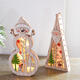 Festival Wooden LED Christmas Light Display Ornament for Christmas Home Table Decorations Festival Wooden LED Christmas Light Display Ornament for Christmas Home Table Decorations