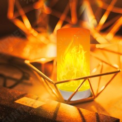 Flame Effect Light Decorative Table Lamp Night Light USB Charging Atmosphere Light for Restaurant Bar Bedroom Living Room Flame Effect Light Decorative Table Lamp Night Light USB Charging Atmosphere Light for Restaurant Bar Bedroom Living Room