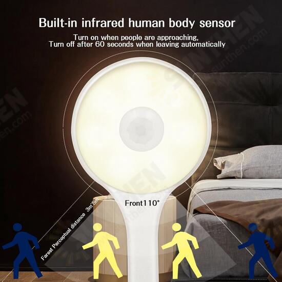 Flexiable USB Human Body Sensor Automatic Night Lamp for Home Indoor Reading Light DC5V