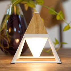 GX-L01 LED Night Light USB Interface Charging Wall Lamp Art Pyramid Shape 2200mAh Battery Life GX-L01 LED Night Light USB Interface Charging Wall Lamp Art Pyramid Shape 2200mAh Battery Life