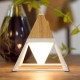 GX-L01 LED Night Light USB Interface Charging Wall Lamp Art Pyramid Shape 2200mAh Battery Life GX-L01 LED Night Light USB Interface Charging Wall Lamp Art Pyramid Shape 2200mAh Battery Life