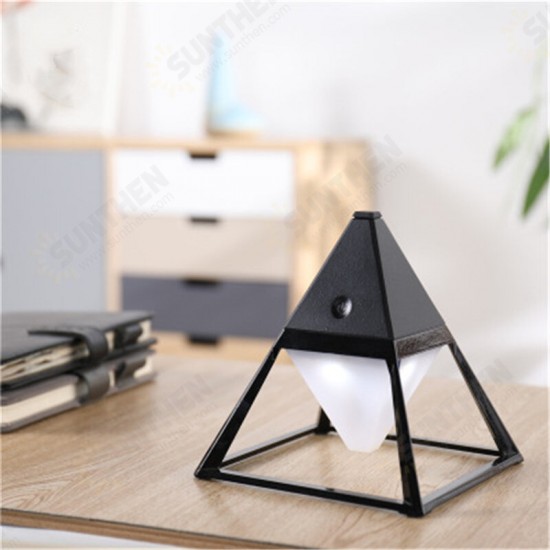 GX-L01 LED Night Light USB Interface Charging Wall Lamp Art Pyramid Shape 2200mAh Battery Life GX-L01 LED Night Light USB Interface Charging Wall Lamp Art Pyramid Shape 2200mAh Battery Life