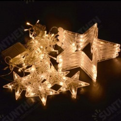 HT-336 220V LED Light String Star Shape Curtain Light Home Decor Celebration Festival Wedding HT-336 220V LED Light String Star Shape Curtain Light Home Decor Celebration Festival Wedding