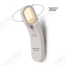 I-01 USB Charging PIR Induction Wall Lamp 3000K/6500K 360° Rotation LED Night Light Human Body Induction Bedside Lamp I-01 USB Charging PIR Induction Wall Lamp 3000K/6500K 360° Rotation LED Night Light Human Body Induction Bedside Lamp