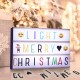 A4 LED Combination Light Box Night Light DIY Letter Symbol Card Decoration USB/Battery Powered Message Board