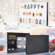 A4 LED Combination Light Box Night Light DIY Letter Symbol Card Decoration USB/Battery Powered Message Board