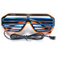 Double Blinds Luminous Glasses Cold Light Glasses Slotted Shutter Shade Type Glasses