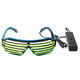 Double Blinds Luminous Glasses Cold Light Glasses Slotted Shutter Shade Type Glasses