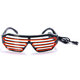 Double Blinds Luminous Glasses Cold Light Glasses Slotted Shutter Shade Type Glasses Double Blinds Luminous Glasses Cold Light Glasses Slotted Shutter Shade Type Glasses