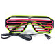 Double Blinds Luminous Glasses Cold Light Glasses Slotted Shutter Shade Type Glasses