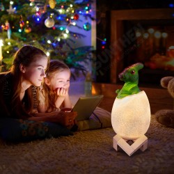 KL-02 Decorative 3D Deputy Dinosaur Egg Smart Night Light Touch Switch 3 Colors Change LED Nightlight For Christmas Gifts KL-02 Decorative 3D Deputy Dinosaur Egg Smart Night Light Touch Switch 3 Colors Change LED Nightlight For Christmas Gifts
