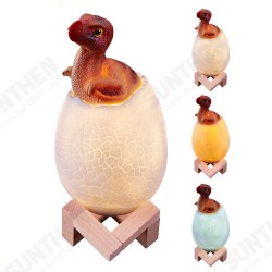 KL-02 Decorative 3D Oviraptor Dinosaur Egg Smart Night Light Touch Switch 3 Colors Change LED Nightlight For Christmas Gift KL-02 Decorative 3D Oviraptor Dinosaur Egg Smart Night Light Touch Switch 3 Colors Change LED Nightlight For Christmas Gift